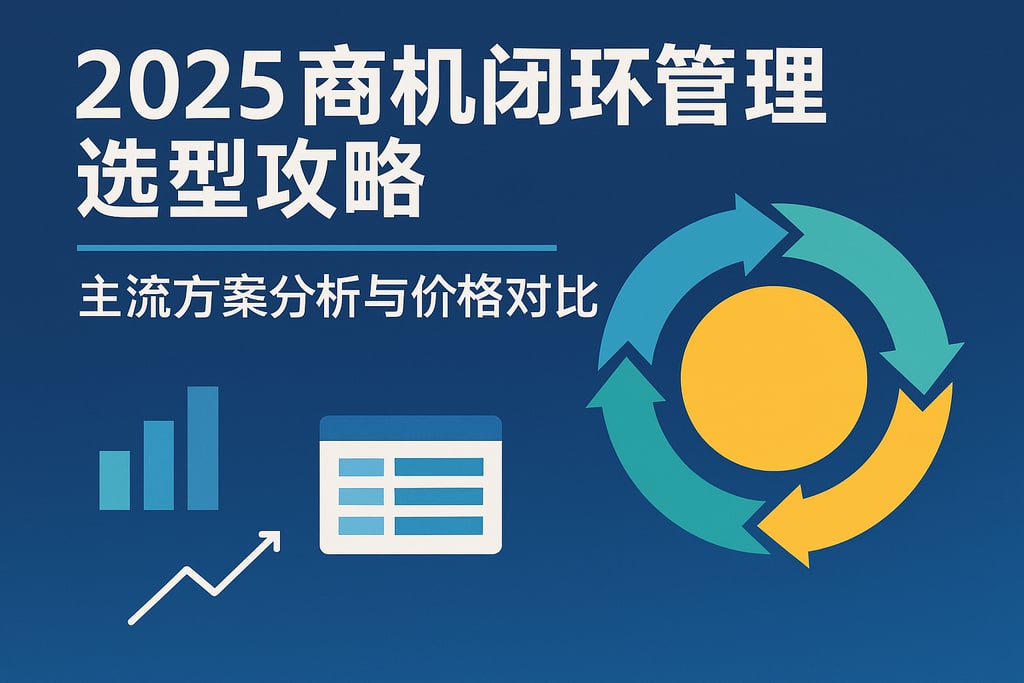 2025商机闭环管理选型攻略：主流方案分析与价格对比
