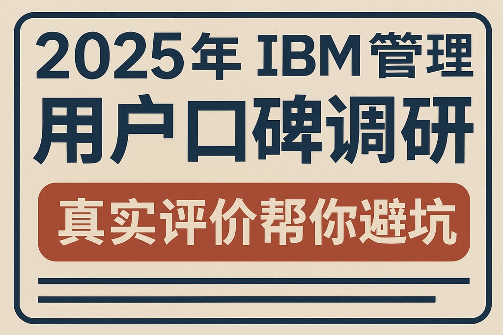2025年IBM商机管理用户口碑调研，真实评价帮你避坑