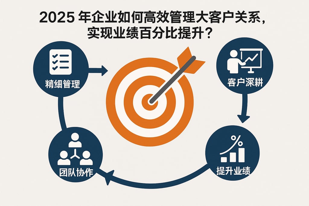 2025年企业如何高效管理大客户关系，实现业绩百分比提升？