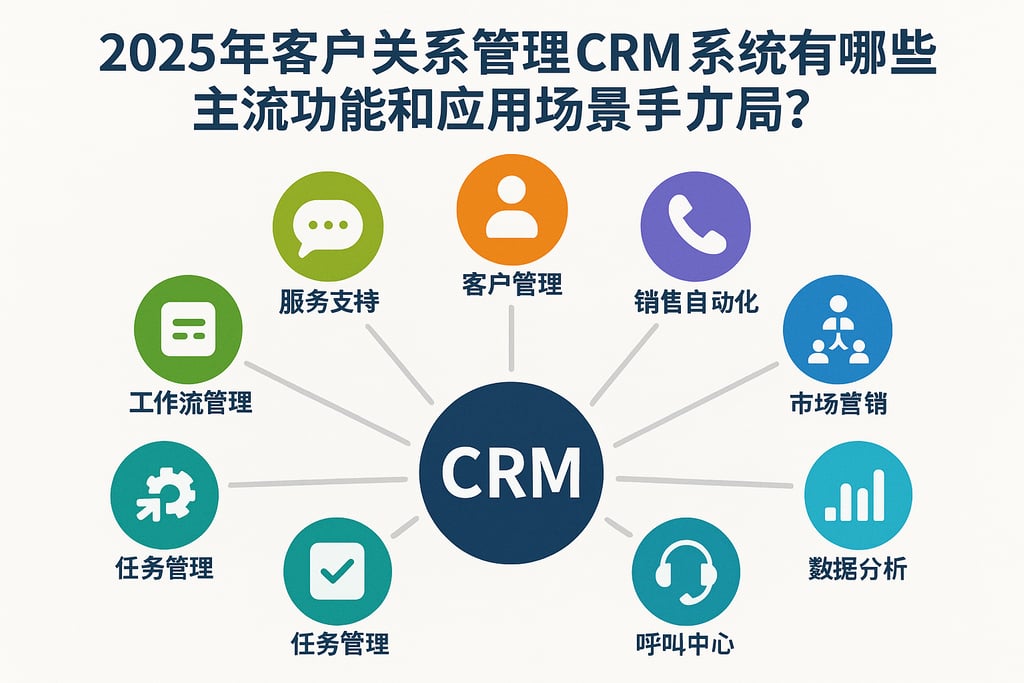 2025年客户关系管理CRM系统有哪些主流功能和应用场景？一文盘点