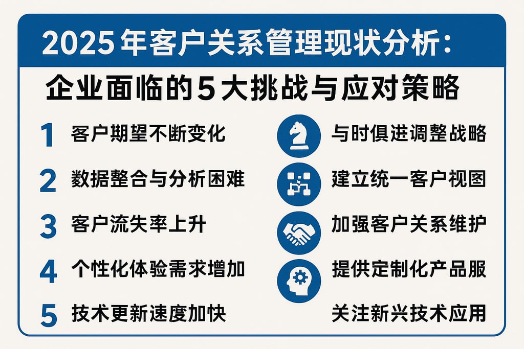 2025年客户关系管理现状分析：企业面临的5大挑战与应对策略