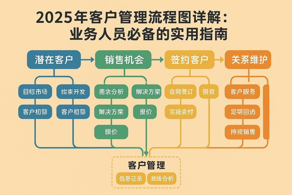 2025年客户管理流程图详解：业务人员必备的实用指南