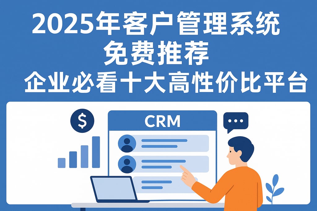 2025年客户管理系统免费推荐，企业必看十大高性价比平台
