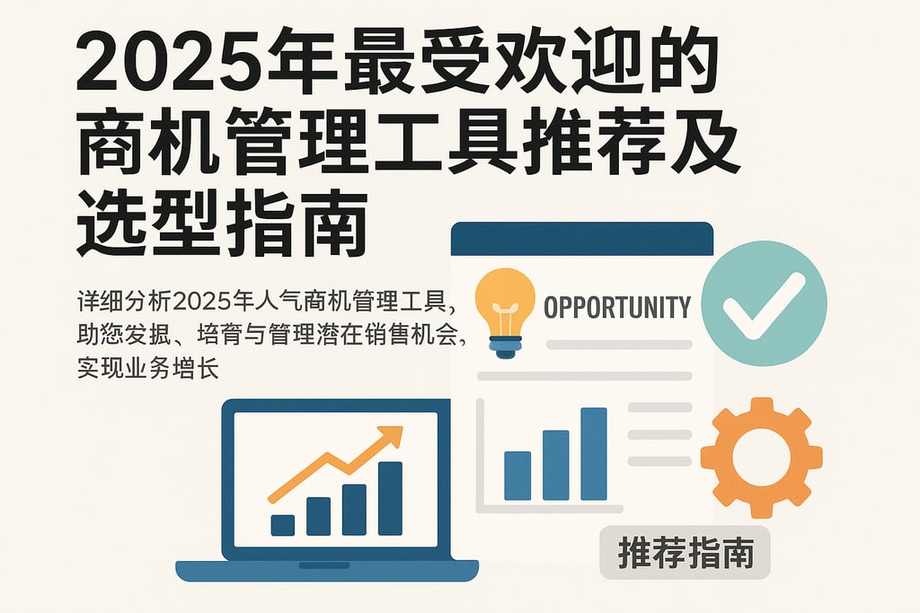 2025年最受欢迎的商机管理工具推荐及选型指南