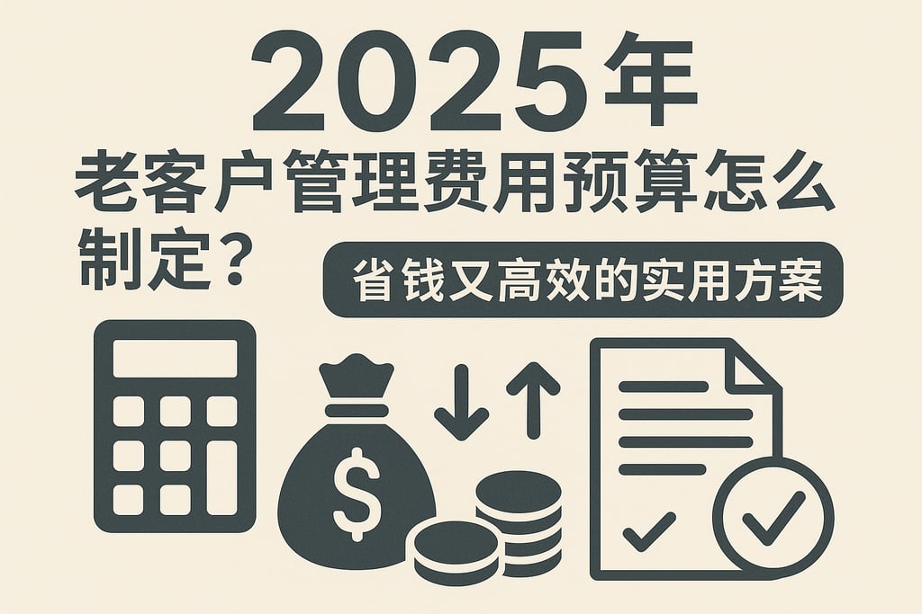 2025年老客户管理费用预算怎么制定？省钱又高效的实用方案