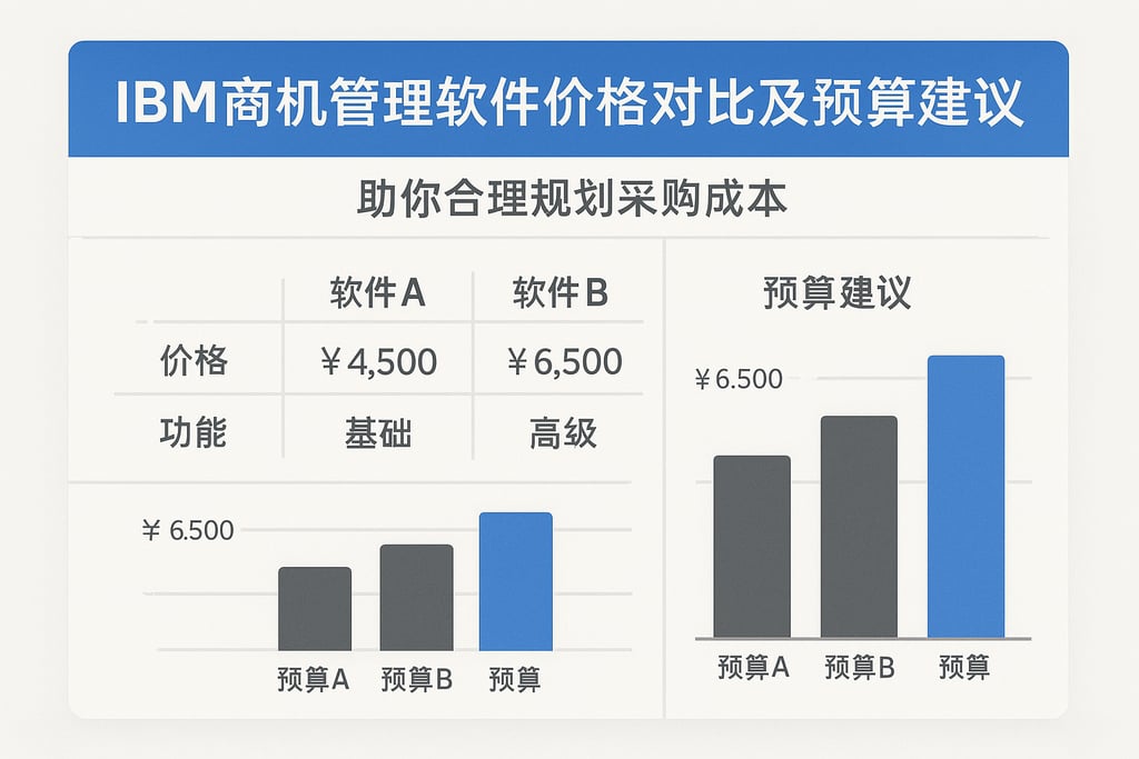 IBM商机管理软件价格对比及预算建议，助你合理规划采购成本
