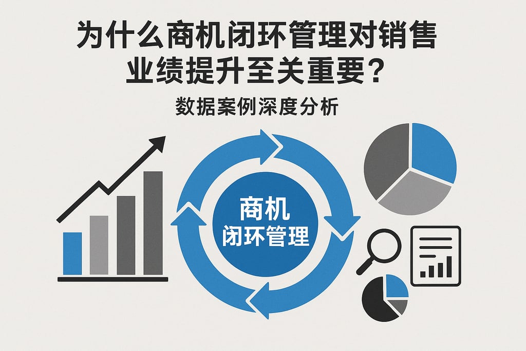 为什么商机闭环管理对销售业绩提升至关重要？数据案例深度分析