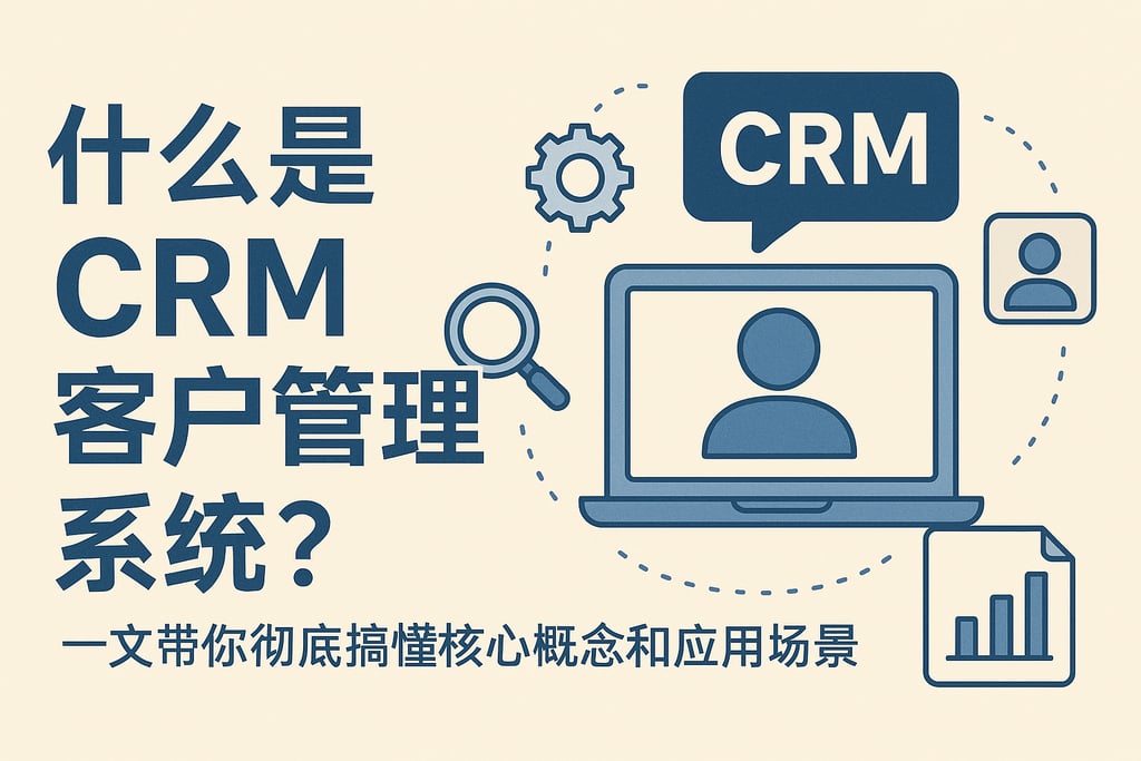 什么是CRM客户管理系统？一文带你彻底搞懂核心概念和应用场景