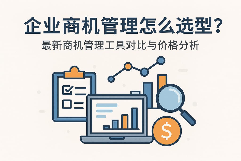 企业商机管理怎么选型？最新商机管理工具对比与价格分析