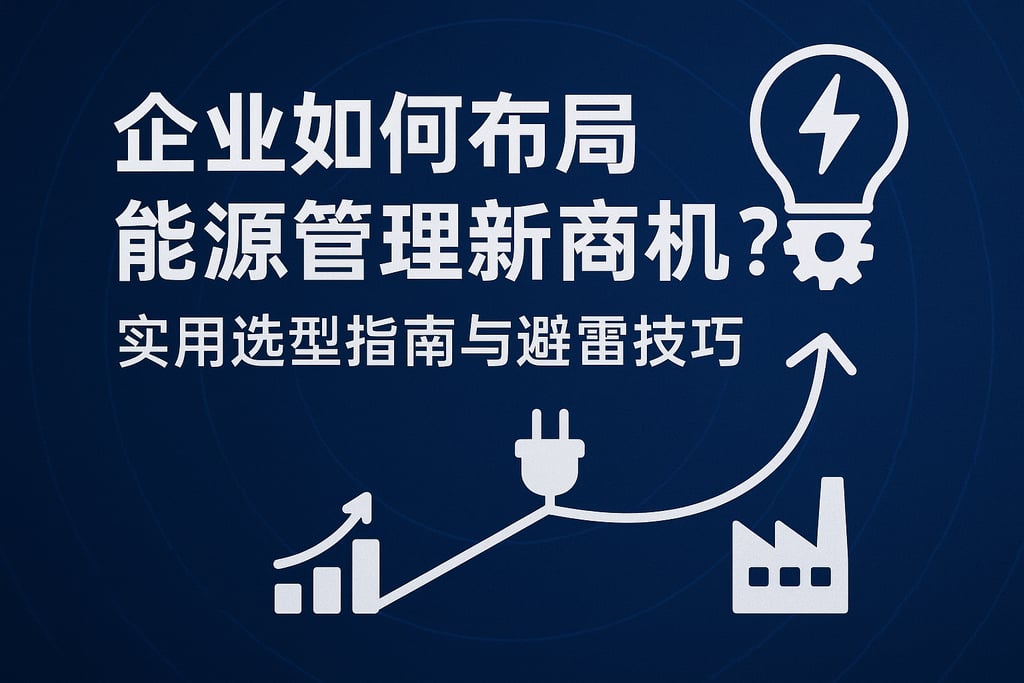 企业如何布局能源管理新商机？实用选型指南与避雷技巧