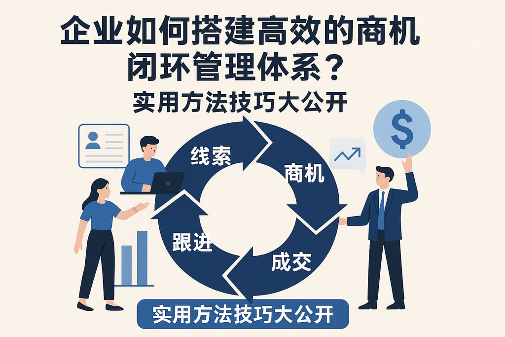 企业如何搭建高效的商机闭环管理体系？实用方法技巧大公开