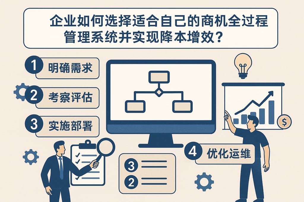 企业如何选择适合自己的商机全过程管理系统并实现降本增效？