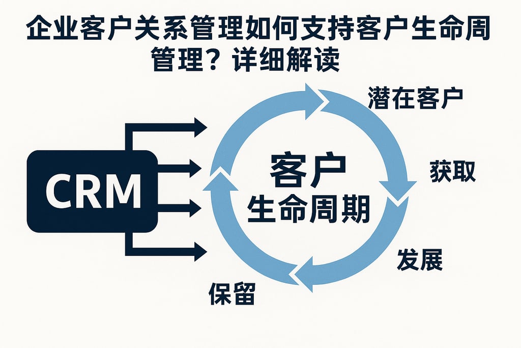 企业客户关系管理如何支持客户生命周期管理？详细解读