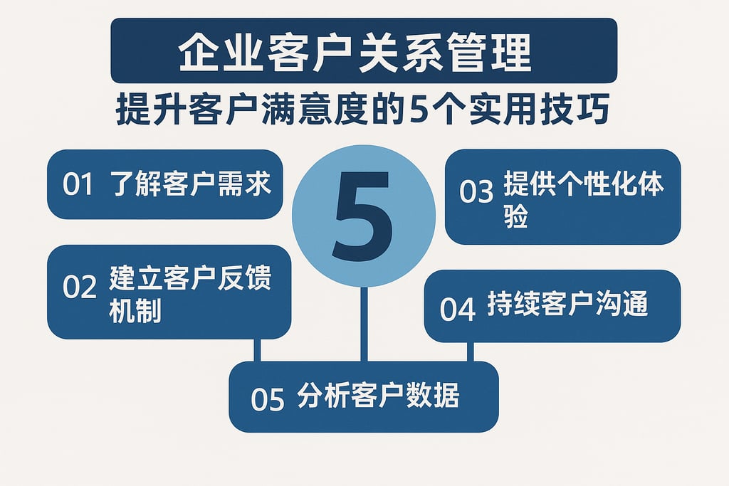 企业客户关系管理提升客户满意度的5个实用技巧