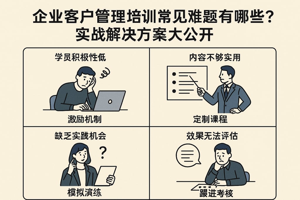 企业客户管理培训常见难题有哪些？实战解决方案大公开