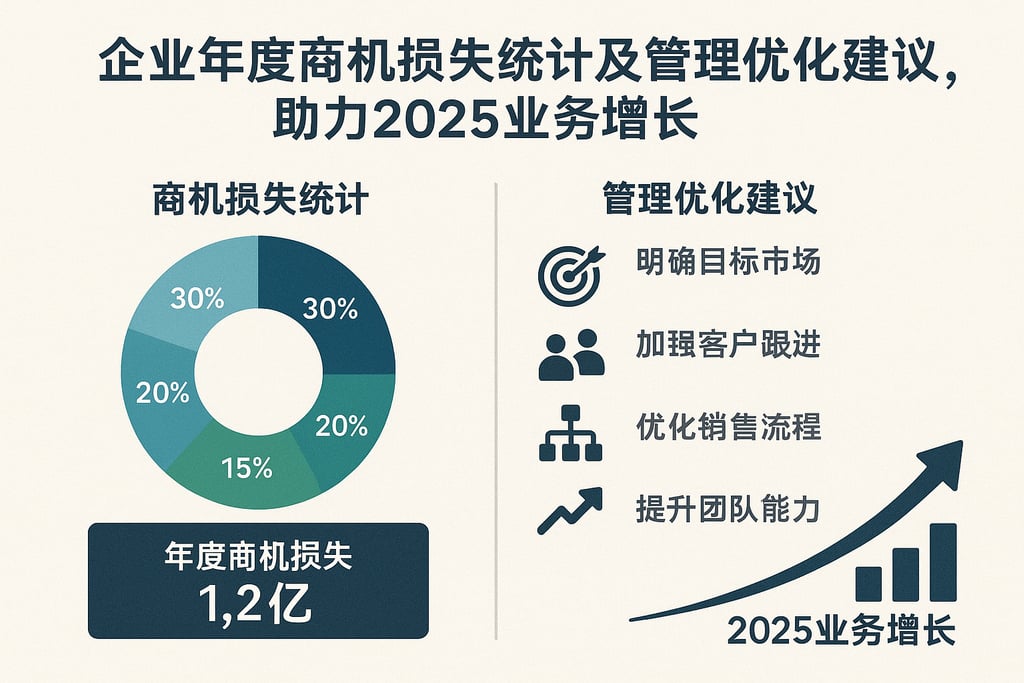 企业年度商机损失统计及管理优化建议，助力2025业务增长