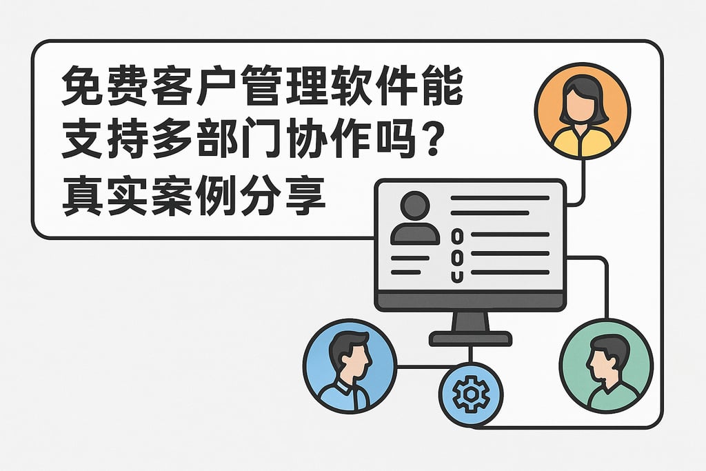 免费客户管理软件能支持多部门协作吗？真实案例分享