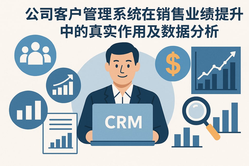 公司客户管理系统在销售业绩提升中的真实作用及数据分析