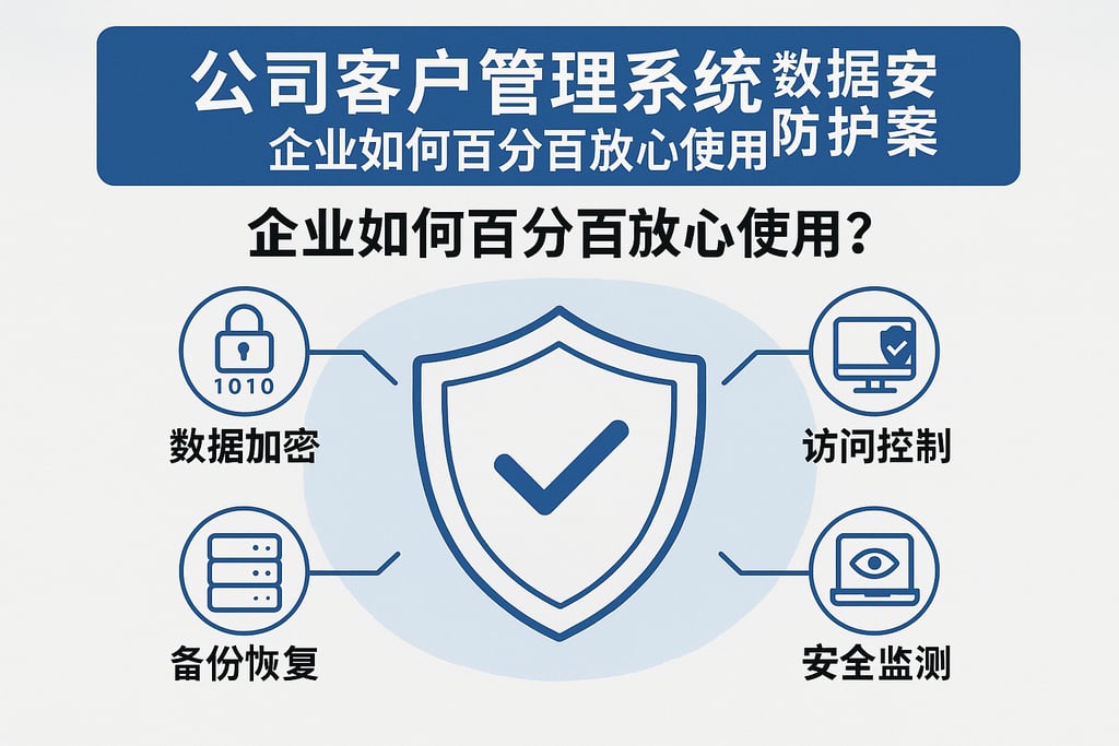 公司客户管理系统数据安全防护方案，企业如何百分百放心使用？
