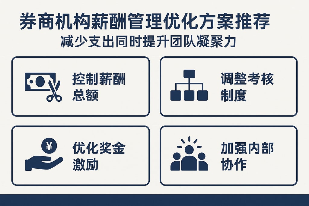 券商机构薪酬管理优化方案推荐，减少支出同时提升团队凝聚力