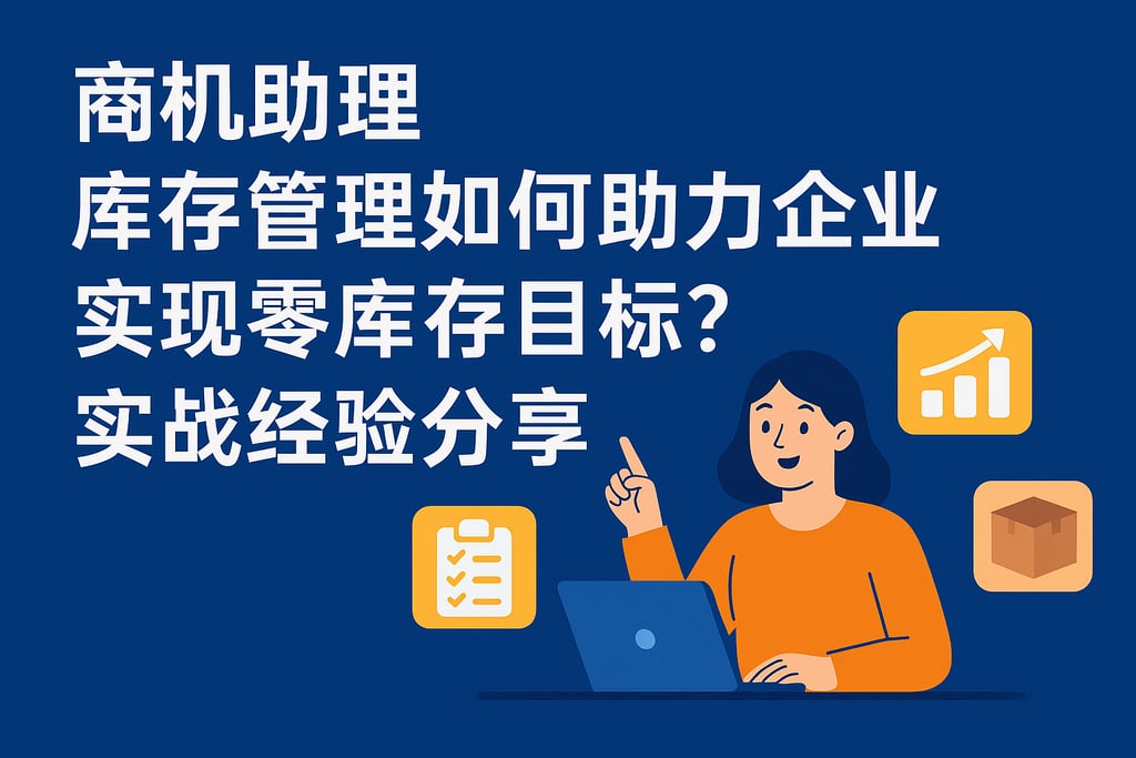 商机助理库存管理如何助力企业实现零库存目标？实战经验分享