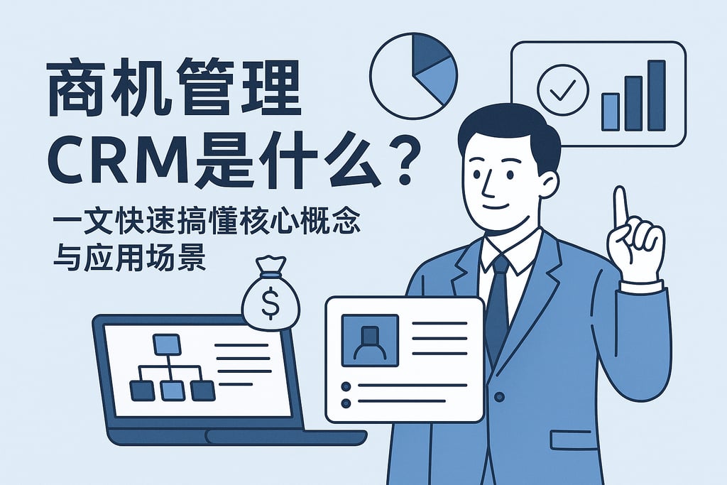 商机管理CRM是什么？一文快速搞懂核心概念与应用场景