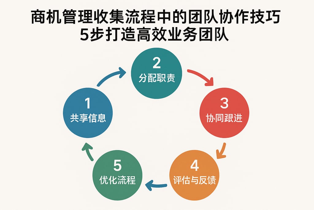 商机管理收集流程中的团队协作技巧，5步打造高效业务团队