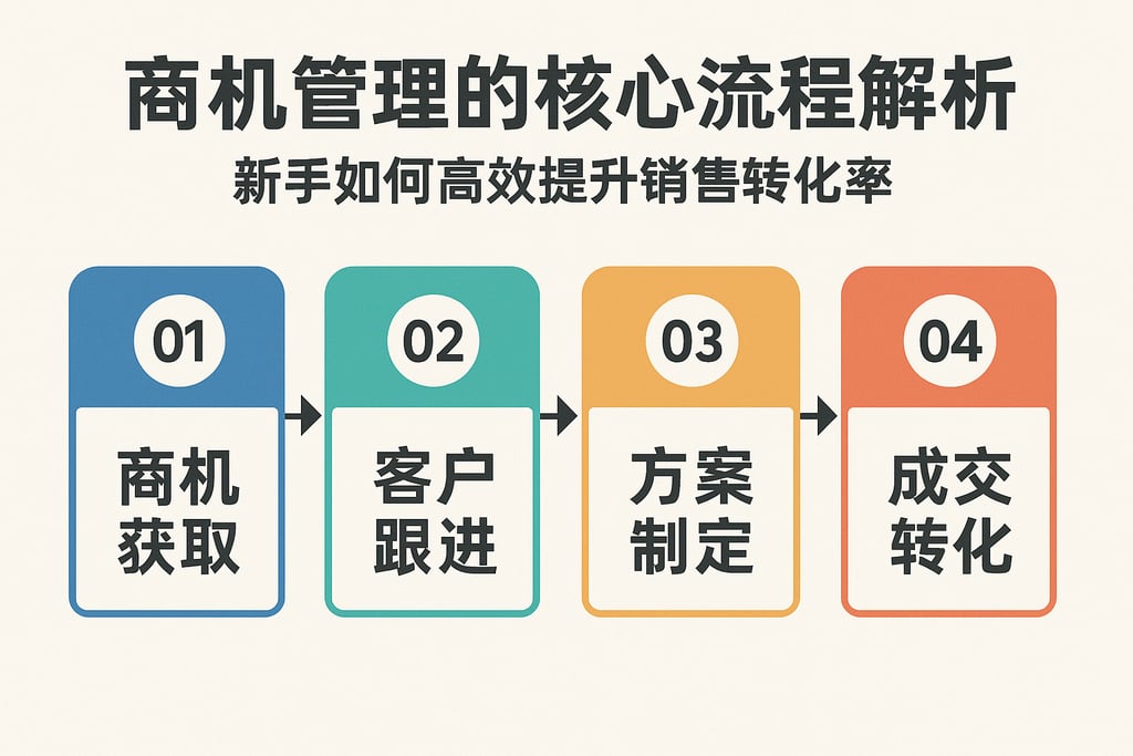 商机管理的核心流程解析：新手如何高效提升销售转化率