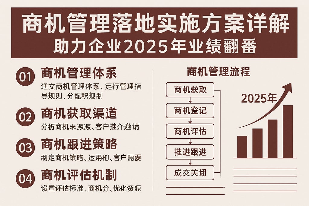 商机管理落地实施方案详解，助力企业2025年业绩翻番