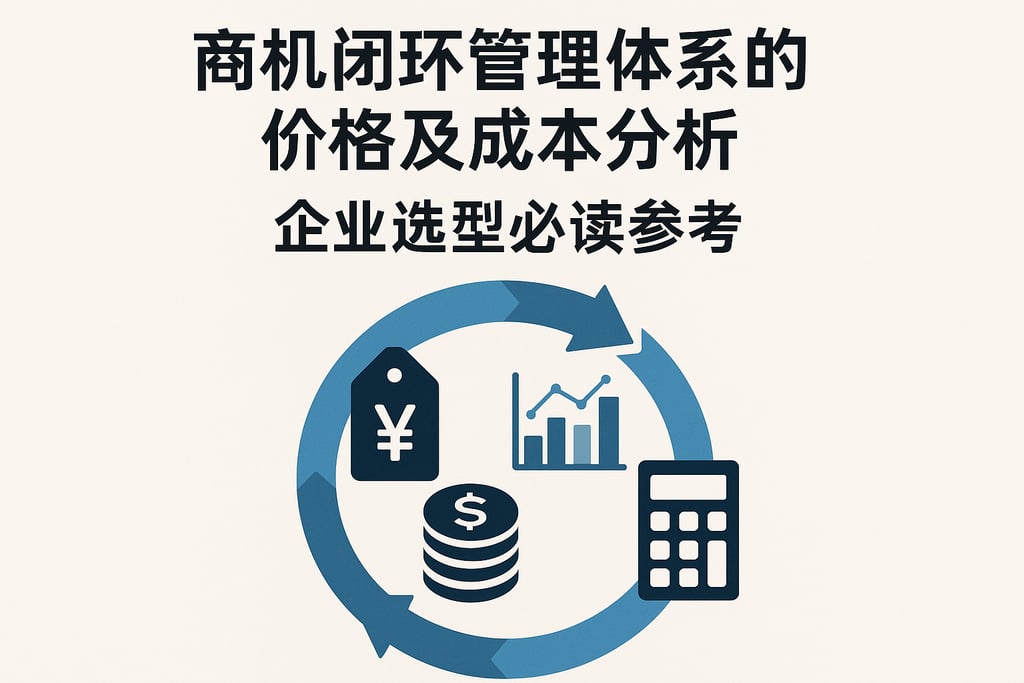 商机闭环管理体系的价格及成本分析，企业选型必读参考