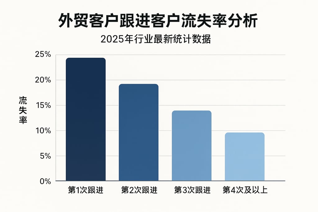 外贸客户跟进客户流失率分析，2025年行业最新统计数据