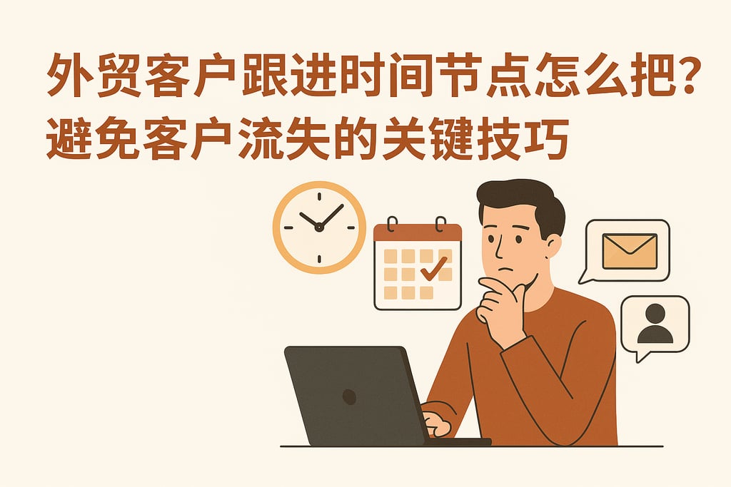 外贸客户跟进时间节点怎么把握？避免客户流失的关键技巧