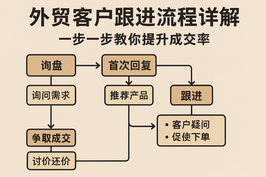 外贸客户跟进流程详解，一步一步教你提升成交率