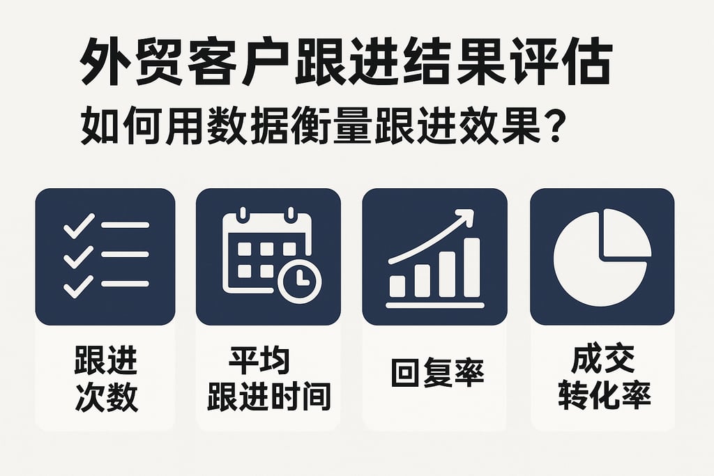 外贸客户跟进结果评估，如何用数据衡量跟进效果？