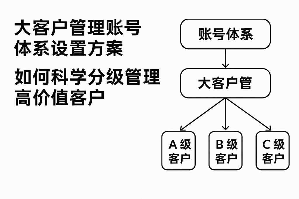 大客户管理账号体系设置方案，如何科学分级管理高价值客户