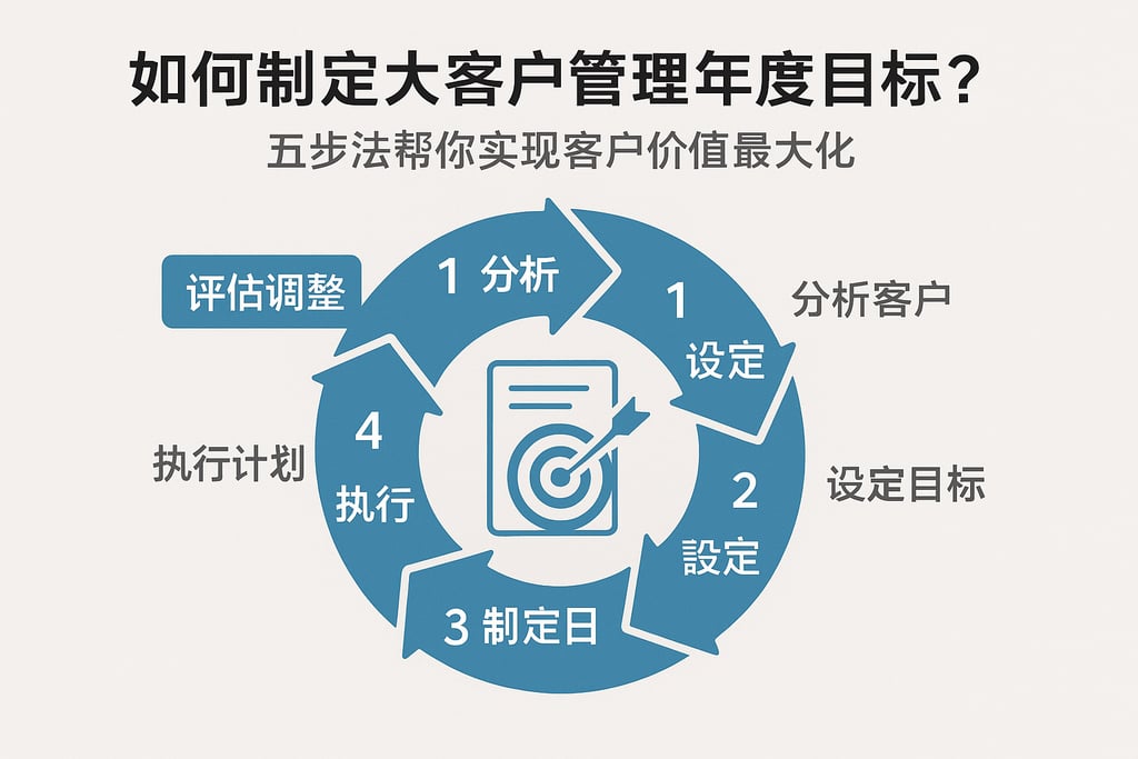如何制定大客户管理年度目标？五步法帮你实现客户价值最大化