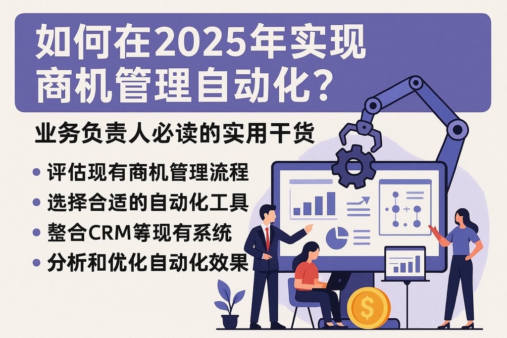 如何在2025年实现商机管理自动化？业务负责人必读的实用干货