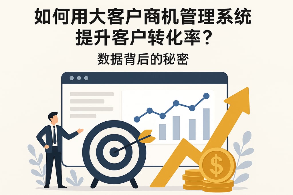 如何用大客户商机管理系统提升客户转化率？数据背后的秘密