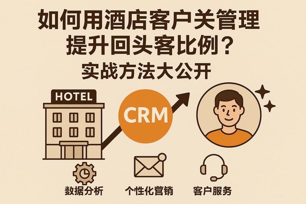 如何用酒店客户关系管理提升回头客比例？实战方法大公开