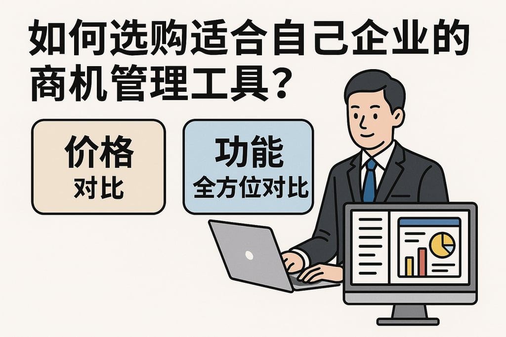 如何选购适合自己企业的商机管理工具？价格、功能全方位对比