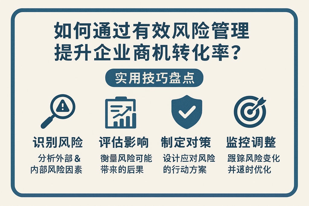 如何通过有效风险管理提升企业商机转化率？实用技巧盘点