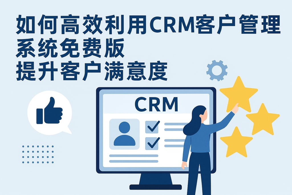 如何高效利用CRM客户管理系统免费版提升客户满意度