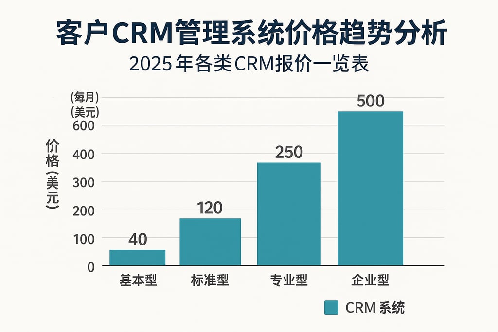 客户CRM管理系统价格趋势分析，2025年各类CRM报价一览表