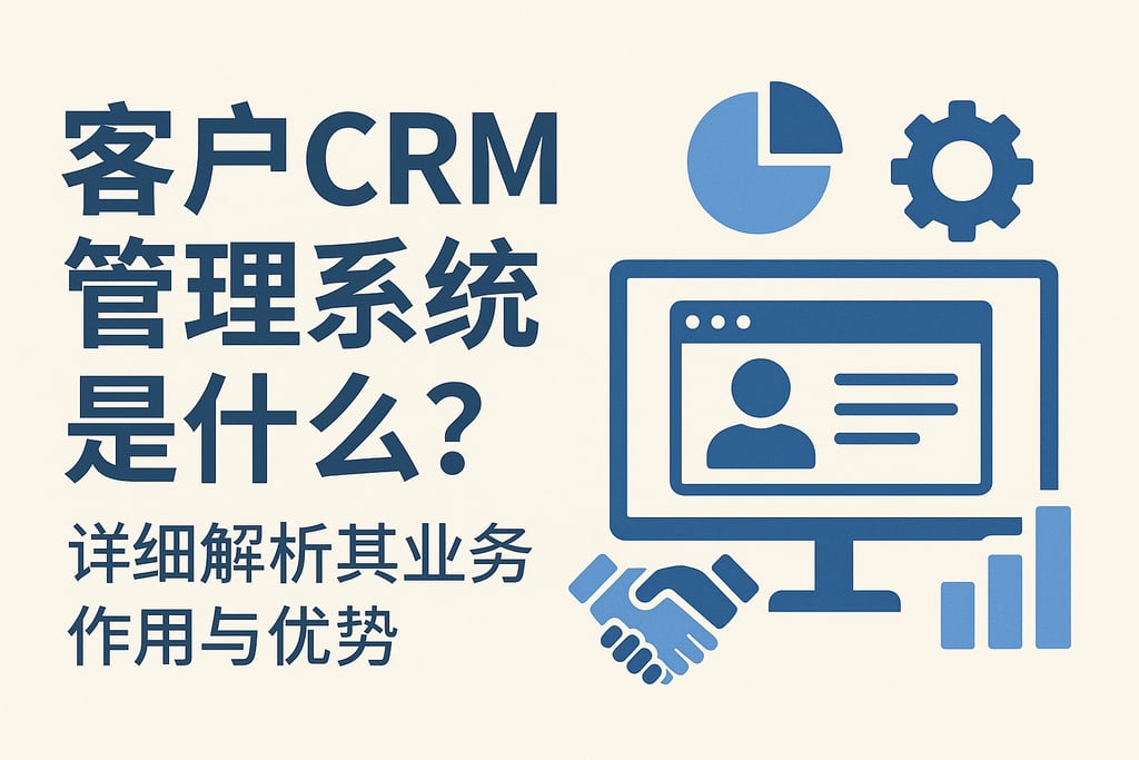 客户CRM管理系统是什么？详细解析其业务作用与优势