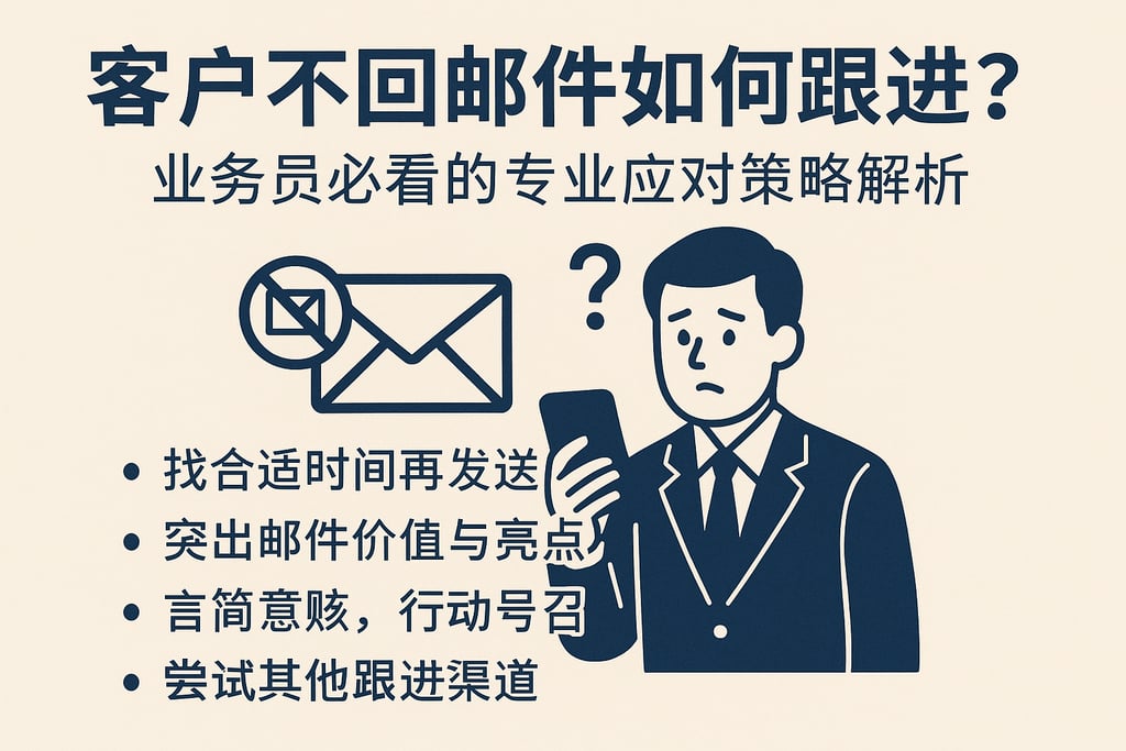 客户不回邮件如何跟进？业务员必看的专业应对策略解析