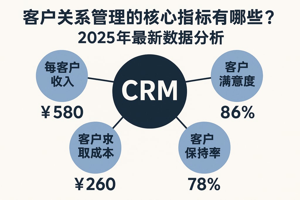 客户关系管理的核心指标有哪些？2025年最新数据分析