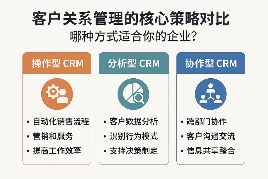 客户关系管理的核心策略对比，哪种方式适合你的企业？