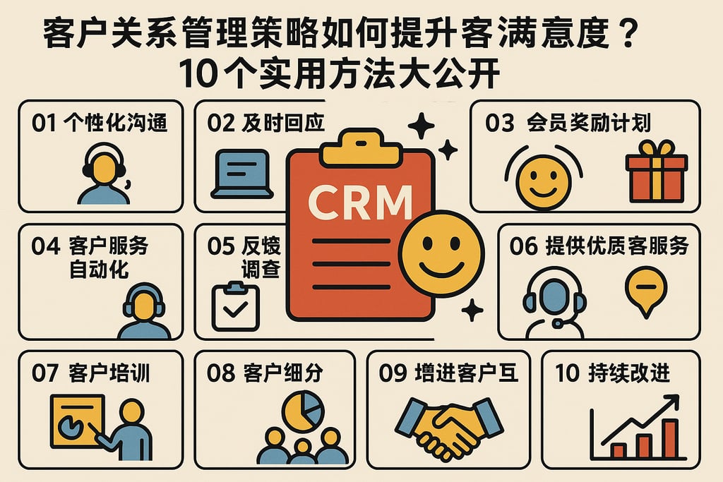 客户关系管理策略如何提升客户满意度？10个实用方法大公开