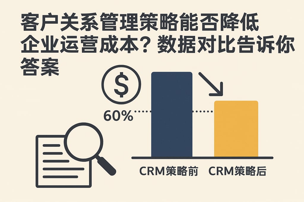 客户关系管理策略能否降低企业运营成本？数据对比告诉你答案