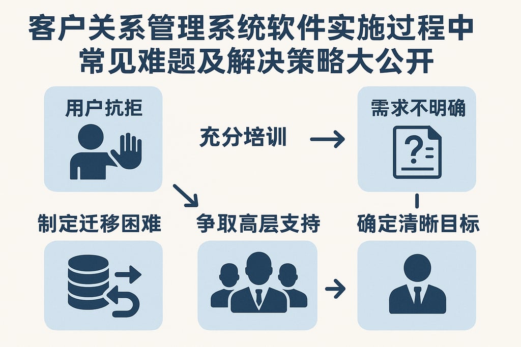 客户关系管理系统软件实施过程中常见难题及解决策略大公开